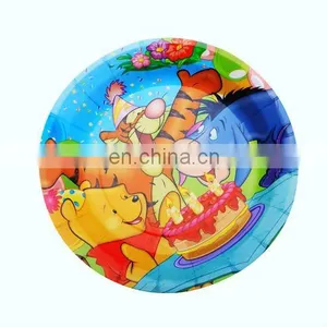 Popular 7" Round Cheap Paper Plates for Dinner Tableware thumbnail-1