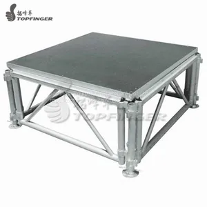Aluminum Portable Non Slip Stage Entertainment Stages for Sale Express Portable Deck 1mx1m thumbnail-1