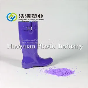 Food Grade PVC Compounds/Virgin PVC Granules/Colorful PVC for Gumboots thumbnail-1