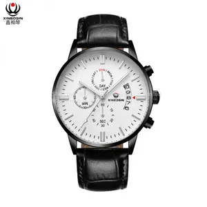 XINBOQIN Dropshipping Custom Luxury Fashion Popular Casual Tide Waterproof Stainless Steel Men's Watch thumbnail-5