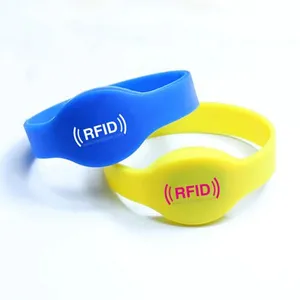 RFID Waterproof Silicon Customed Printed NFC Wristband Manufacture thumbnail-3