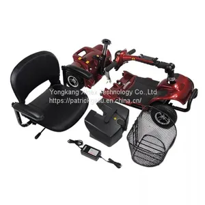 Classic 4 Wheel Electric Mobility Scooter for Seniors Battery Removable thumbnail-4