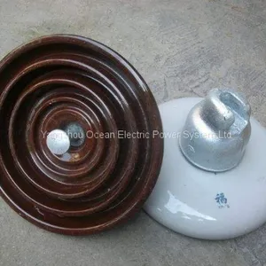 Porcelain Disc Insulator; Pin Disc Insulator; High Voltage Disc Insulator thumbnail-1
