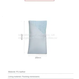 Crush-resistant and Portable Eyeglass Pouch; Simple Eyewear Holder for Sunglasses Clips thumbnail-2