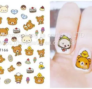 3D Cartoon Kids Wholesales Nail Sticker for Children Back Adhesive Decal Decoration Nail Sticker thumbnail-2