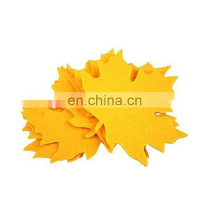 Customized Laser Cutting Maple Leaves Design Felt Placemat From China Supplier thumbnail-4