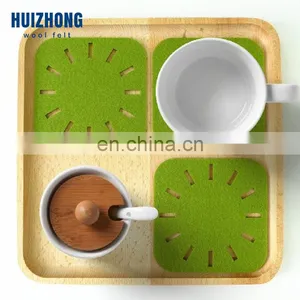 Good Quality Polyester Felt Tea Felt Coaster thumbnail-4