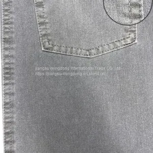 46%Cotton 42%Polyester 7%Linen 5%Spandex Bi-stretch Slub Twill Fabric thumbnail-3