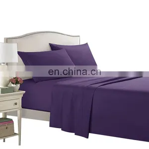 Beautiful Home Textile Buy Online Bed Sheets on Sale Polyester Comfortable Satin Bedding Set thumbnail-1