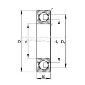FAG Deep Groove Ball Bearings - 61856 thumbnail-1