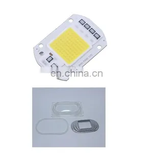 White 220V 50 Watt COB LED Chip With Lens Reflector for Garden Park Square Lighting Diy Grow Led Chips thumbnail-2