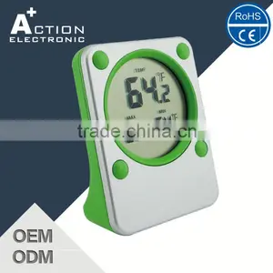 High Resolution Glassic Wireless Mini Lcd Digital Thermometer thumbnail-1