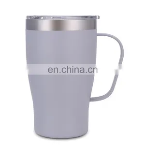 Wholesale BPA Free 20 oz Coffee Beer Mug Portable Tumbler Insulation Mug With Handle thumbnail-2