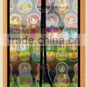 MAGNET MESH SCREEN DOOR With Printing thumbnail-1