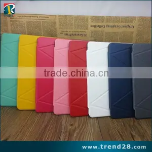 China Supplier Protective Folding Stand Leather Flip Case for Ipad Air thumbnail-3