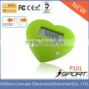 Digital Sport Heart Shaped Small Pedometer thumbnail-1