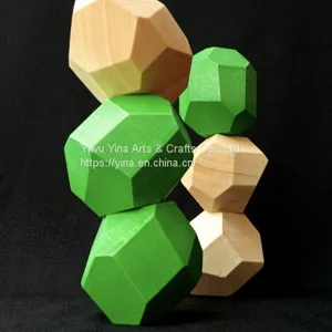Wood Balancing Stones for Baby Balancing Rainbow Rocks thumbnail-4