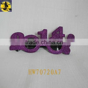 New Style 2014 Fashion Sunglass With Purple Glitter thumbnail-1