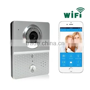 Smash Hit Wireless Wifi Video Door Phone With Wireless Door Bell Indoors Rainproof Cover Motion Detection Alarm Function Support thumbnail-3