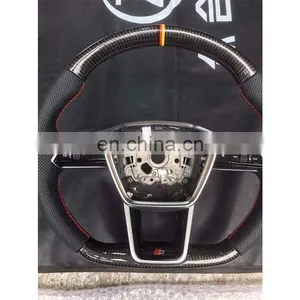 Carbon Fiber Steering Wheel for Audi A1 S1 A3 S3 A4 S4 A5 S5 A6 S6 A7 S7 A8 S8 Car Modification Steering Wheel thumbnail-3