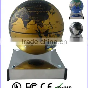 High Quality Magnetic Floating Globe Levitating 4" 6" Globe Rotating Globe for Gift&indoor thumbnail-1