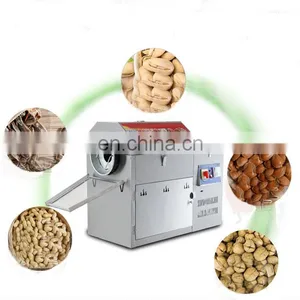Stainless Steel Multi-function Rotary Peanut Roasting Machine/Peanut Electric Roaster Machine for Sale thumbnail-1