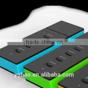 4 Port USB Wall Plug With CE Approval for IPad,Smart Phone ,Iphone thumbnail-3
