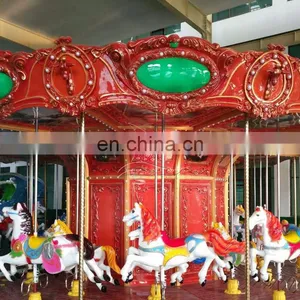 Fairground Commercial Carousel Horses Ride Antique Merry go Round for Sale thumbnail-5