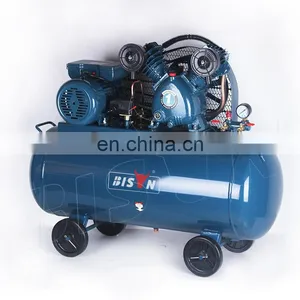 Bison China 230V 50Hz Belt Drive Piston Air Compressor 3Hp 100L Belt Driven Air Compressor thumbnail-1