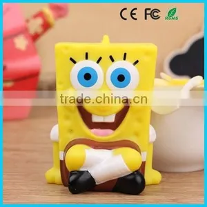 Cute SpongeBob Cartoon 2600mAh Power Bank Mobile Portable Charger thumbnail-1