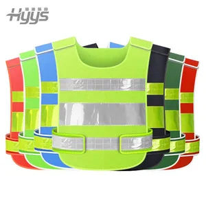 Wholesale Reflective Vests, Safety Work Clothes, Front and Rear Surround With Bright Reflective Strips thumbnail-1