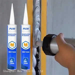 White - Multi-Purpose Polyurethane Sealant/Adhesive - Creates Permanent Elastic Seal - Sandable/paintable thumbnail-1