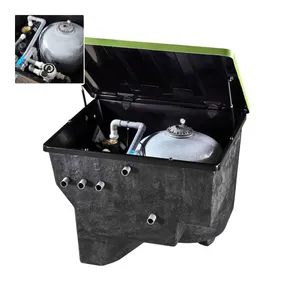 Pikes Underground Fiberglass Sand Filter Pump In-Ground Water Filter System Villa Hotels Swimming Pools Durable Plastic Material thumbnail-6