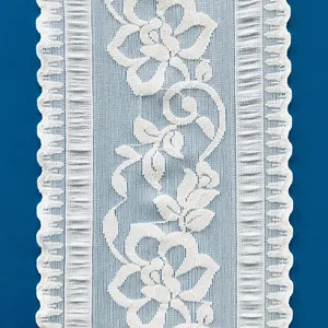 Factory Sale Lace Trim Flower Elastic Lace Ribbons for Craft Gift Package Decoration Wedding Headbands thumbnail-4