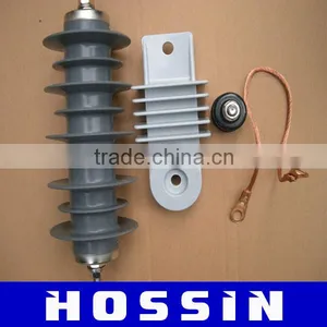 5KA Antipollution Polymeric Housed Lightning Arrester Polymer Surge Arrester thumbnail-1