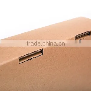 Recycled Cardboard Folding Brown Kraft Paper Box for Shipping Quality Choice thumbnail-4