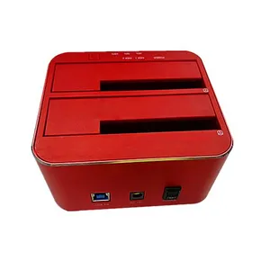 Hard Disk Docking With Cloning 2 Bays SATA USB3.0 HDD Docking Station thumbnail-5