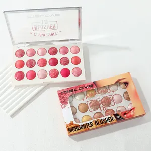 OEM Full Cosmetics Set Box 18 Color Eyeshadow Palette Baked Powder Makeup Palette Face Blusher and Highlight thumbnail-4