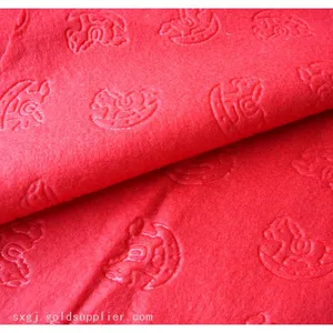 Embossed Polar Fleece Fabric 3D - Heat Press Custom Textured Fleece - DTY144F 150-280 GSM thumbnail-3