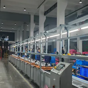 Speed Chain Assembly Line Double Speed Chain Conveyor Line Pallet Chain Assembly Line Industrial Assembly thumbnail-4