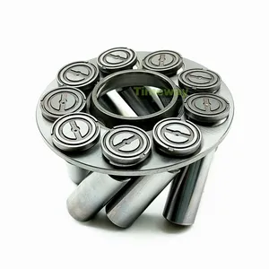 Hydraulic Double Pump Repair Kits TA1919 Piston Pump Rotary Group Kit for EATON TA1919V10FR TA1919V10FL Axial Pump Rebuild thumbnail-3