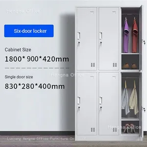 4 Door Lab Locker for Staff Room – Chemical Resistant, Powder Coated Steel Cabinet, KD Flat Pack thumbnail-5