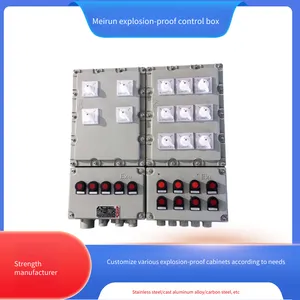 Meirun Increased-safety Explosion-proof Control Box With Complete Certificates and Guaranteed After-sales Service. Vertical Flameproof Box, Safe and Reliable thumbnail-1