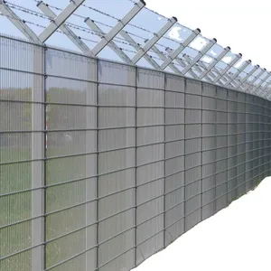 Classic Steel Welded Wire Mesh Fence Panel - Easy Assembly for Highway & Industrial Use thumbnail-3