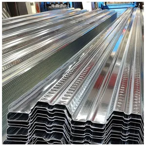 High-Strength Galvanized Open Type Floor Decking Sheet YX76-305-915 for Steel Structure Buildings thumbnail-5