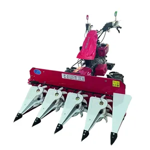 Stable Performance Mini Self Propelled Walking Harvester Rice Wheat Alfalfa Harvesting Equipment With 1 Year Warranty thumbnail-3