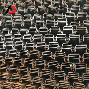 High Quality Hot Rolled Steel Sheet Pile Type 2 Steel Sheet Pile U Shape Price List thumbnail-4