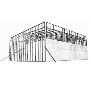 Refab Galvanized Steel Frame Light Warehouse Structure Workshop Building Structure thumbnail-2