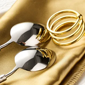 Ins Vintage Mirror 304 Stainless Steel Bark Texture Knife, Fork, Spoon, Western Food Spoon, Steak Knife, Fork, Dessert Spoon thumbnail-3