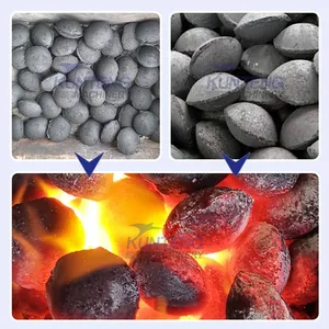 Complete Semi Coke Biomass Carbon Powder Lignite Tail Coal Ball Pressing Forming Production Line thumbnail-4